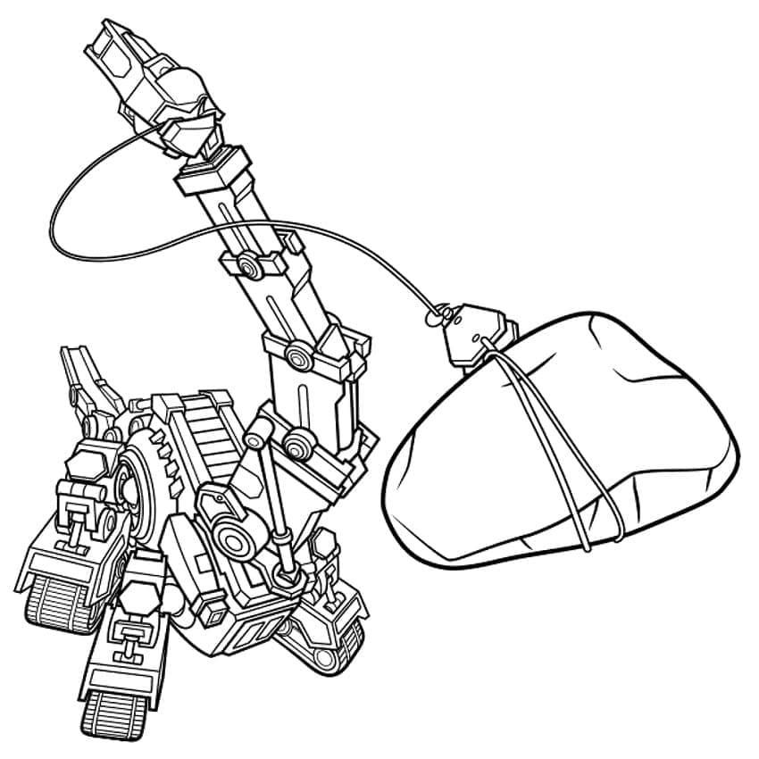 Desenho deDinotrux Skya para colorir