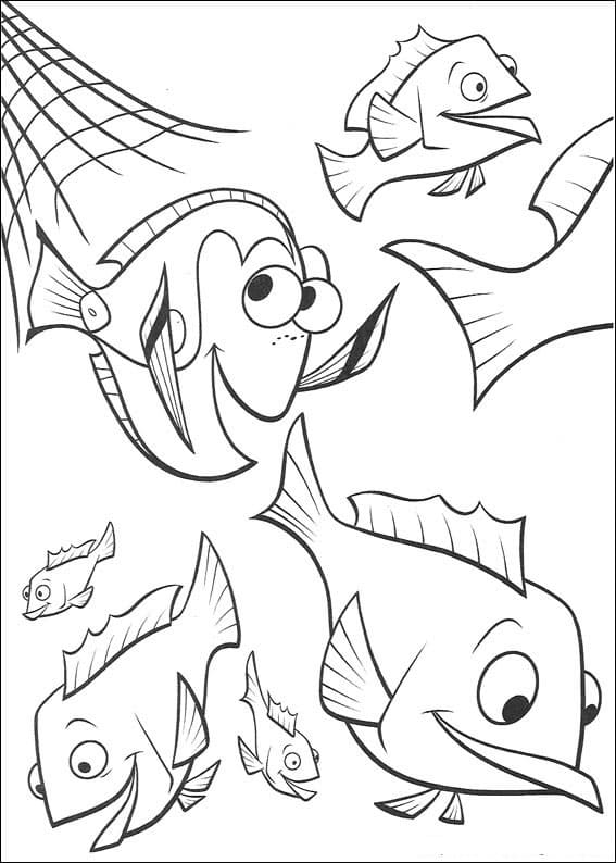 Desenho deDory para colorir