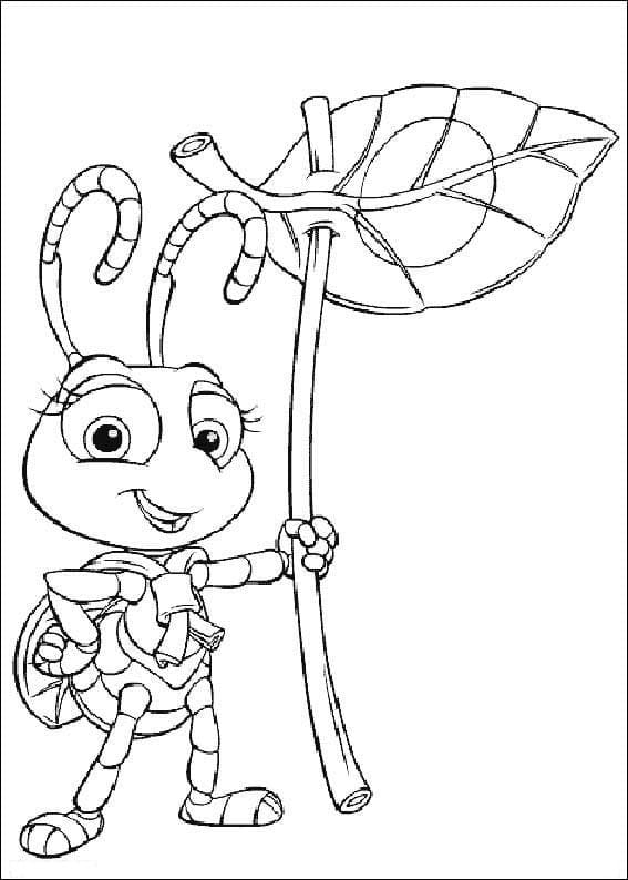 Desenho deDot de Vida de Insecto para colorir