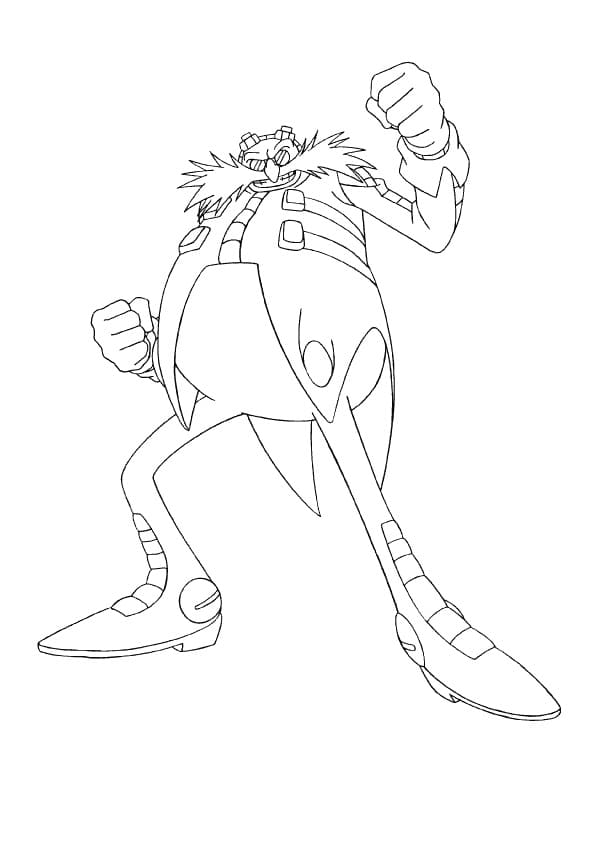 Desenho deDoutor Eggman de Sonic para colorir