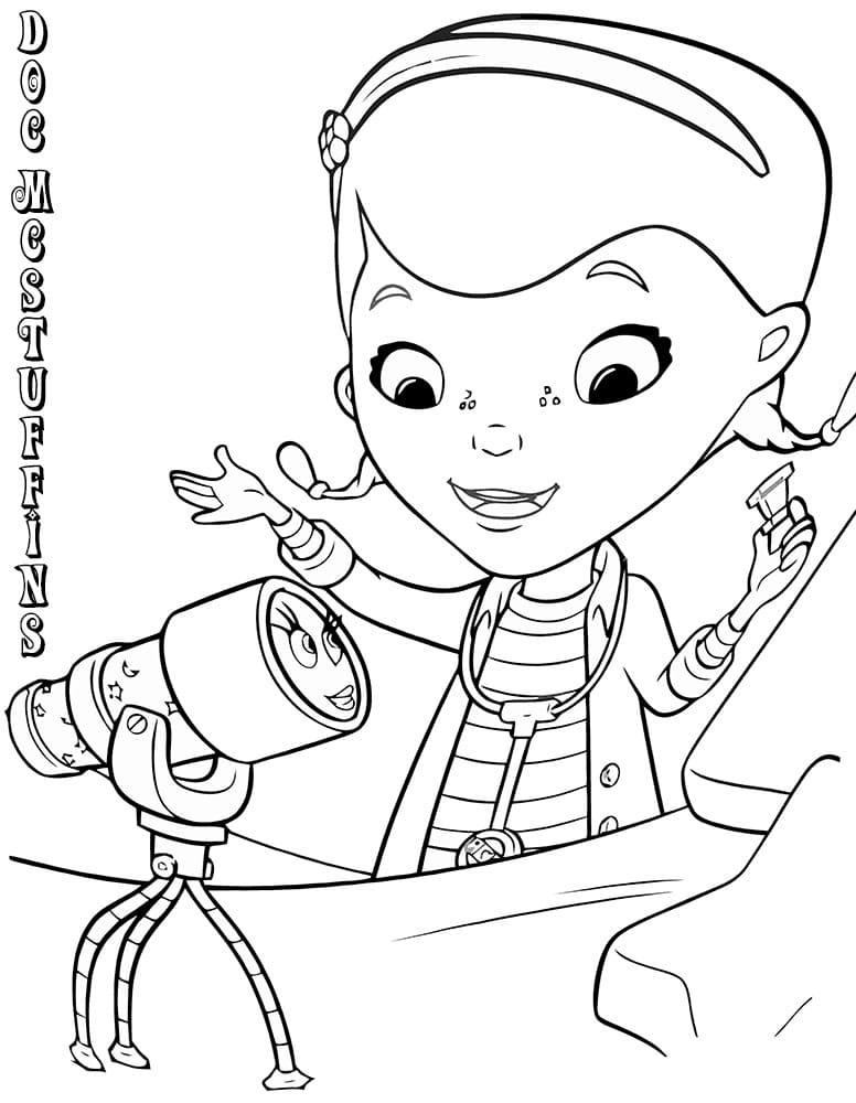 Desenho deDoutora Brinquedos 13 para colorir