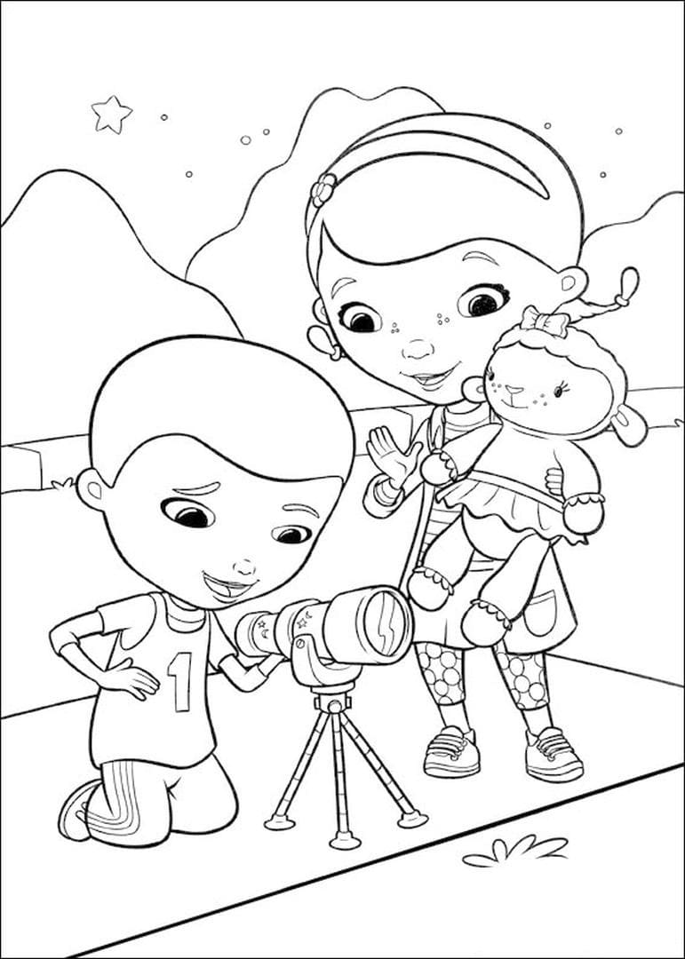 Desenho deDoutora Brinquedos 14 para colorir