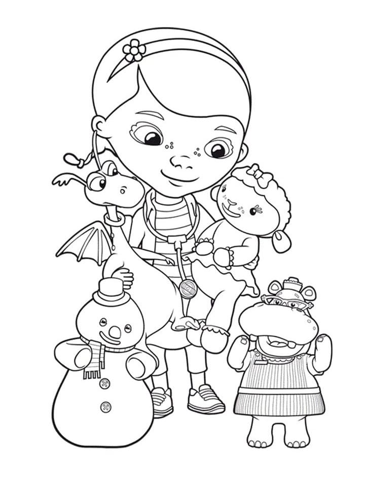 Desenho deDoutora Brinquedos 5 para colorir