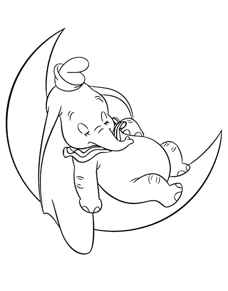 Desenho deDumbo Fofo 2 para colorir