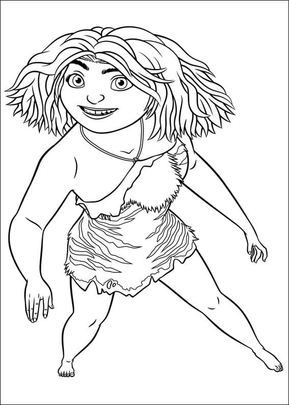 Desenho deEep de Os Croods para colorir