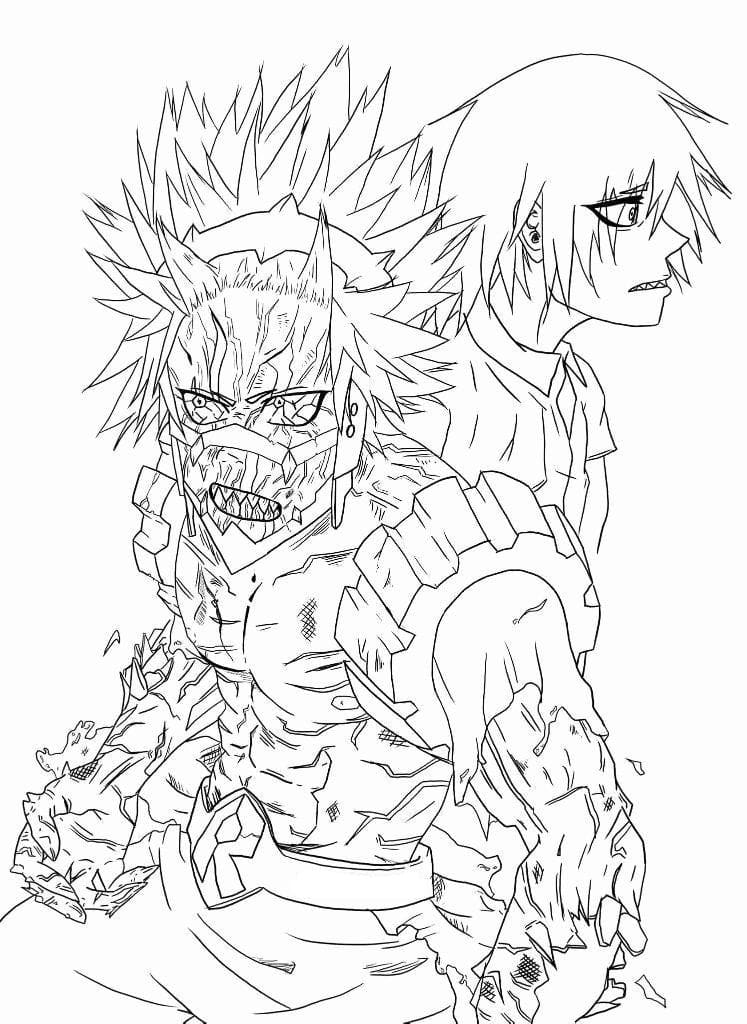 Desenho deEijiro Kirishima para colorir