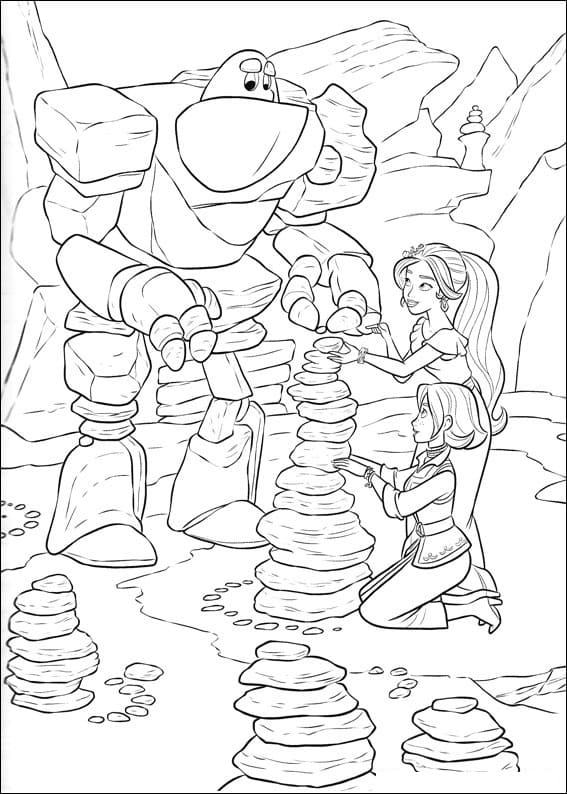 Desenho deElena de Avalor 5 para colorir