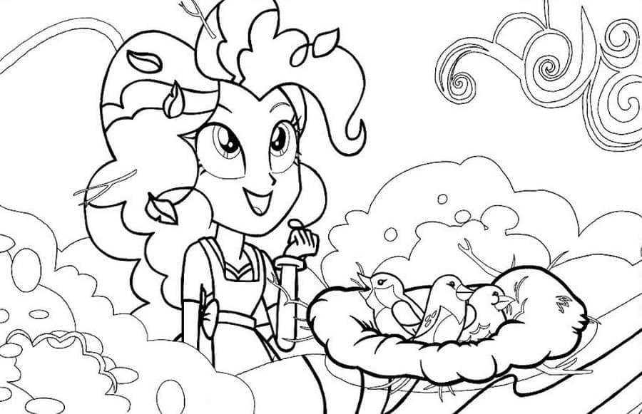 Desenho deEquestria Girls 27 para colorir