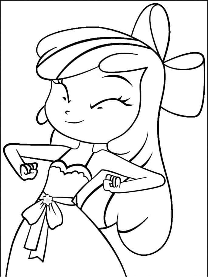 Desenho deEquestria Girls 3 para colorir