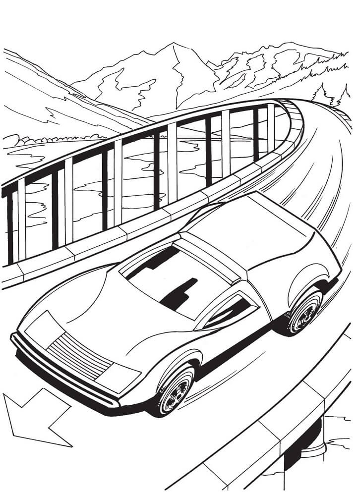 Desenho deEquipe Hot Wheels 3 para colorir