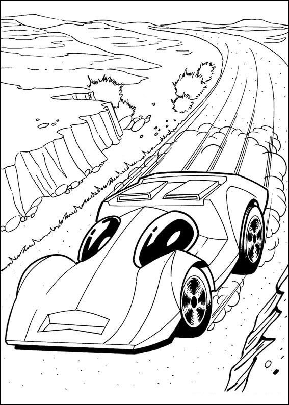 Desenho deEquipe Hot Wheels 5 para colorir