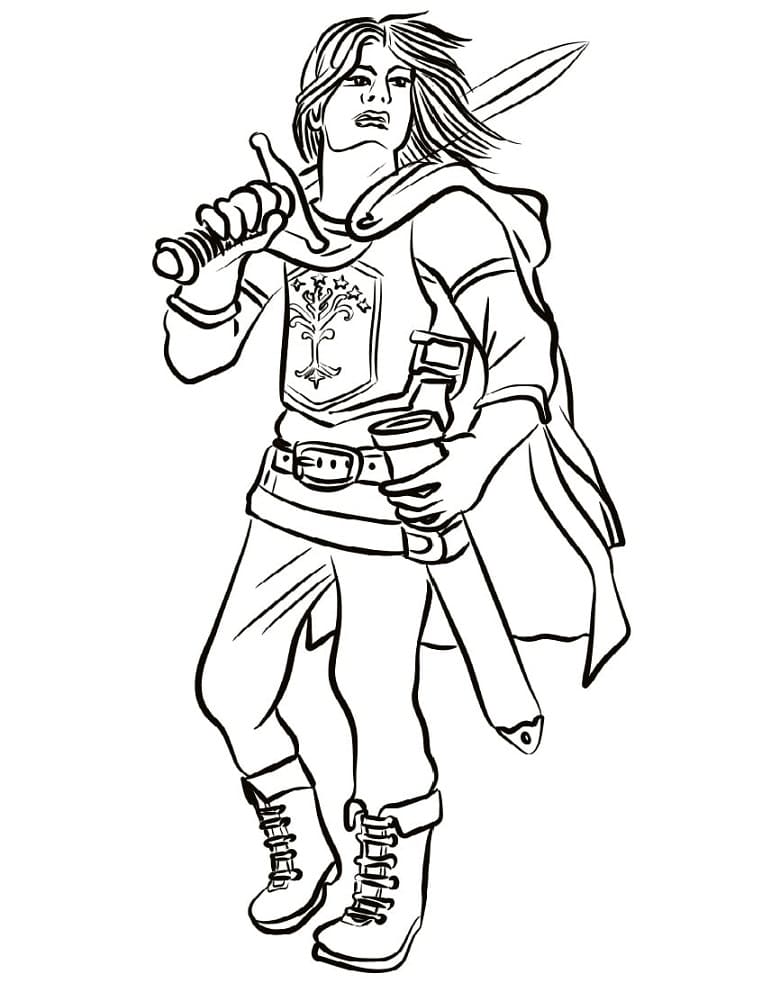 Desenho deFaramir para colorir