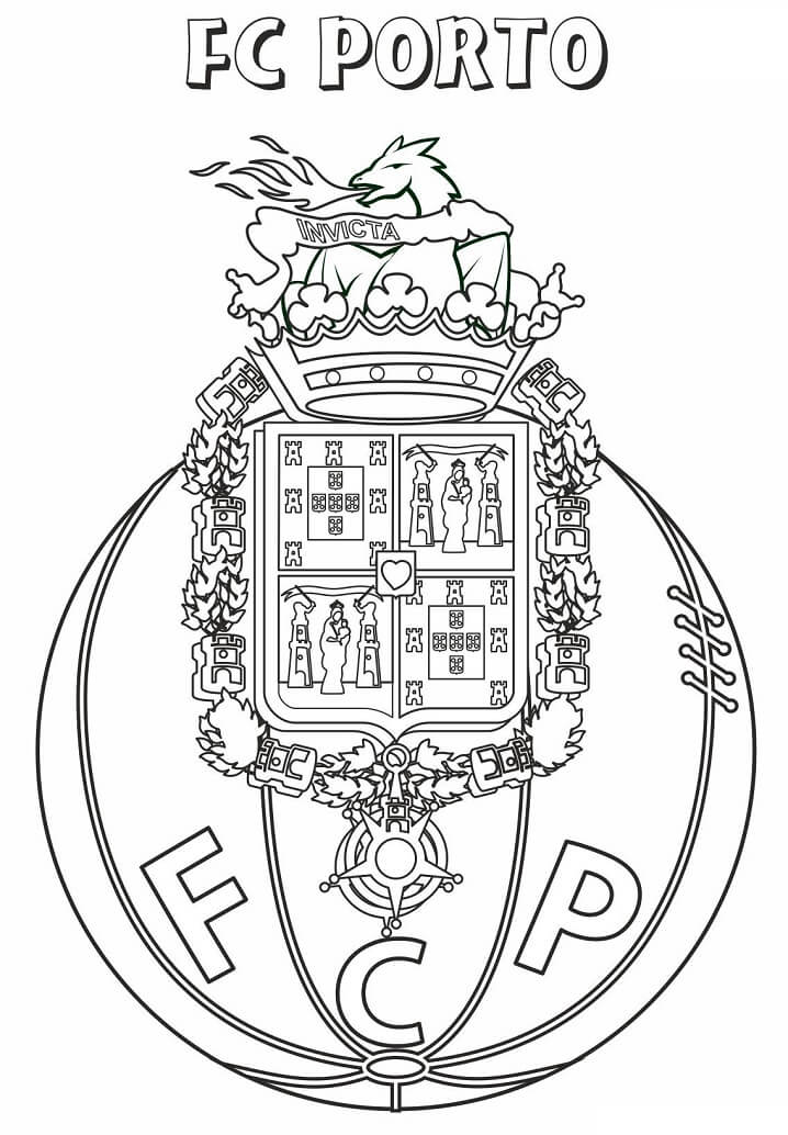 Desenho deFC Porto para colorir