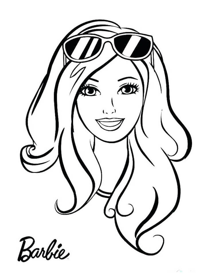 Desenho deFeliz Barbie 1 para colorir