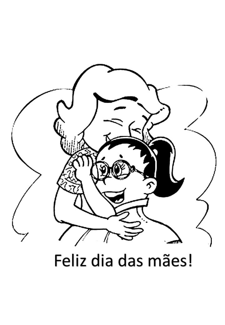 Desenho deFeliz Dia das Mães 4 para colorir