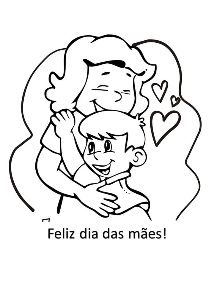 Desenho deFeliz Dia das Mães 5 para colorir