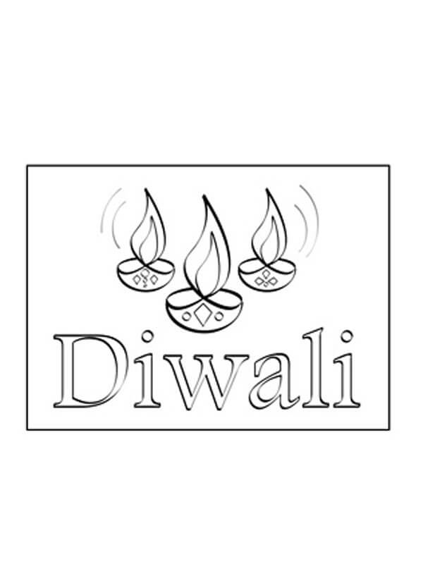 Desenho deFeliz Diwali 5 para colorir