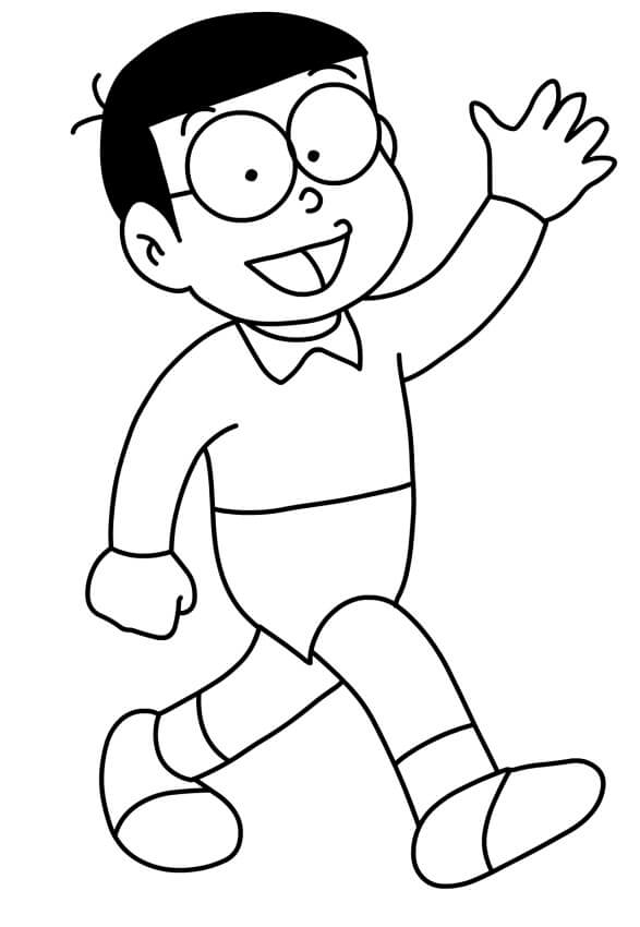 Desenho deFeliz Nobita 11 para colorir