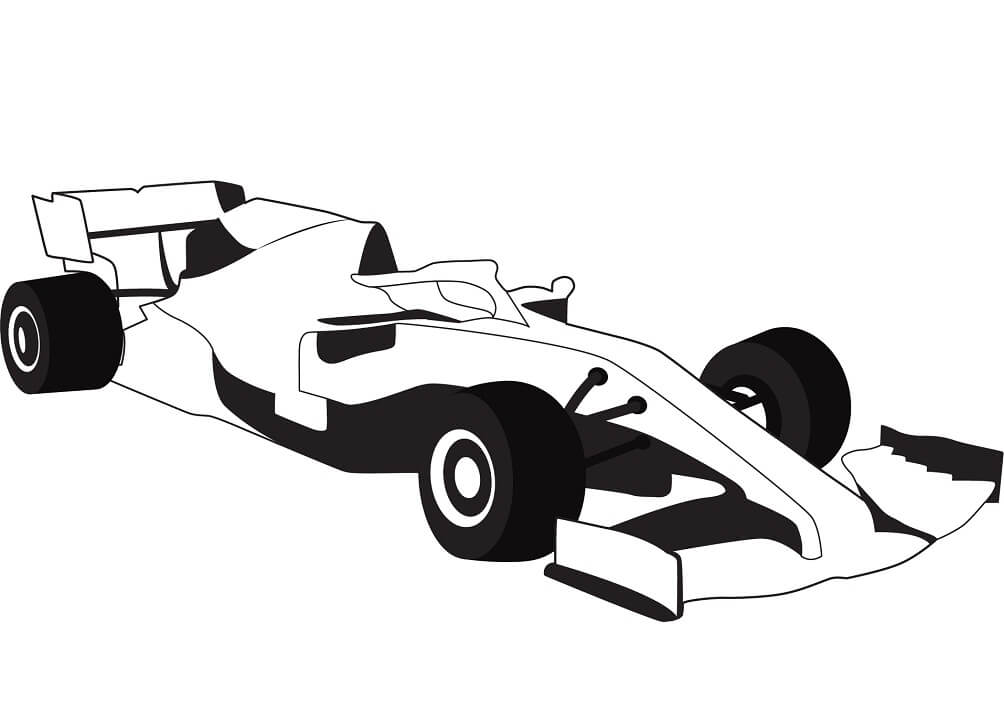 Desenho deFerrari F1 para colorir