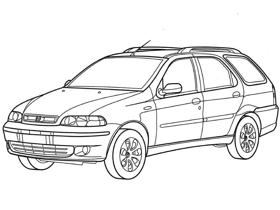 Desenho deFiat Palio para colorir