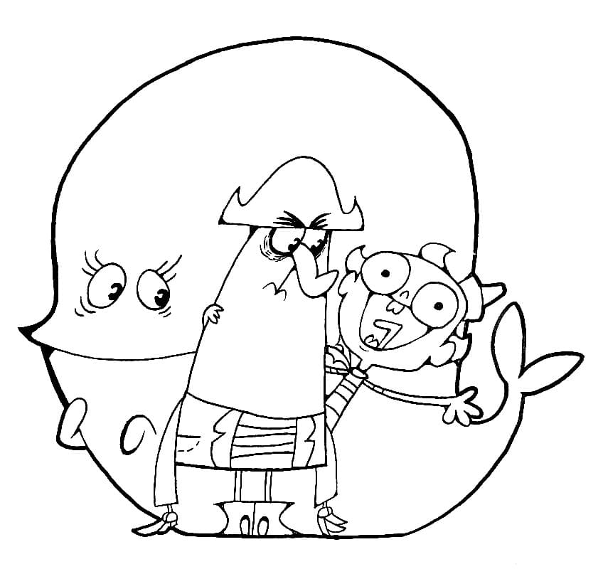 Desenhos de Flapjack para colorir