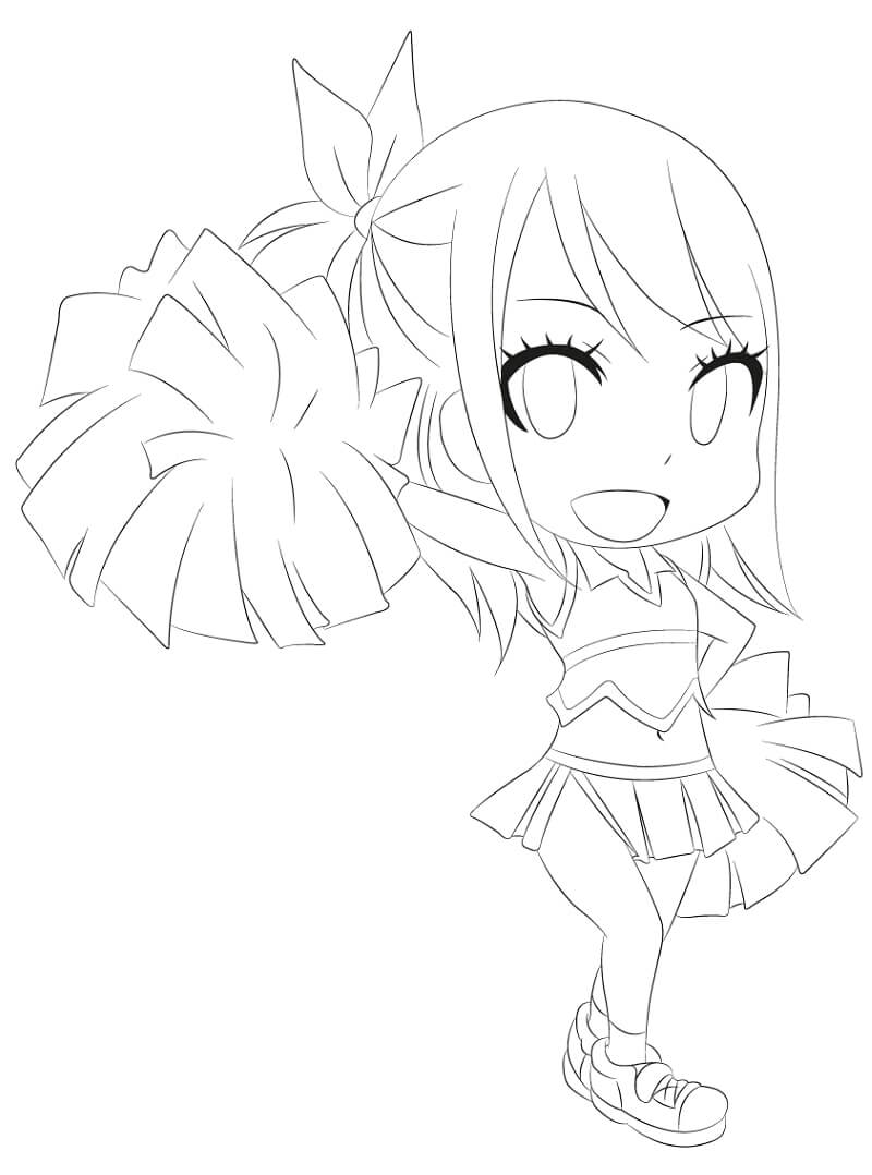 Desenho deFofa Lucy Heartfilia 2 para colorir