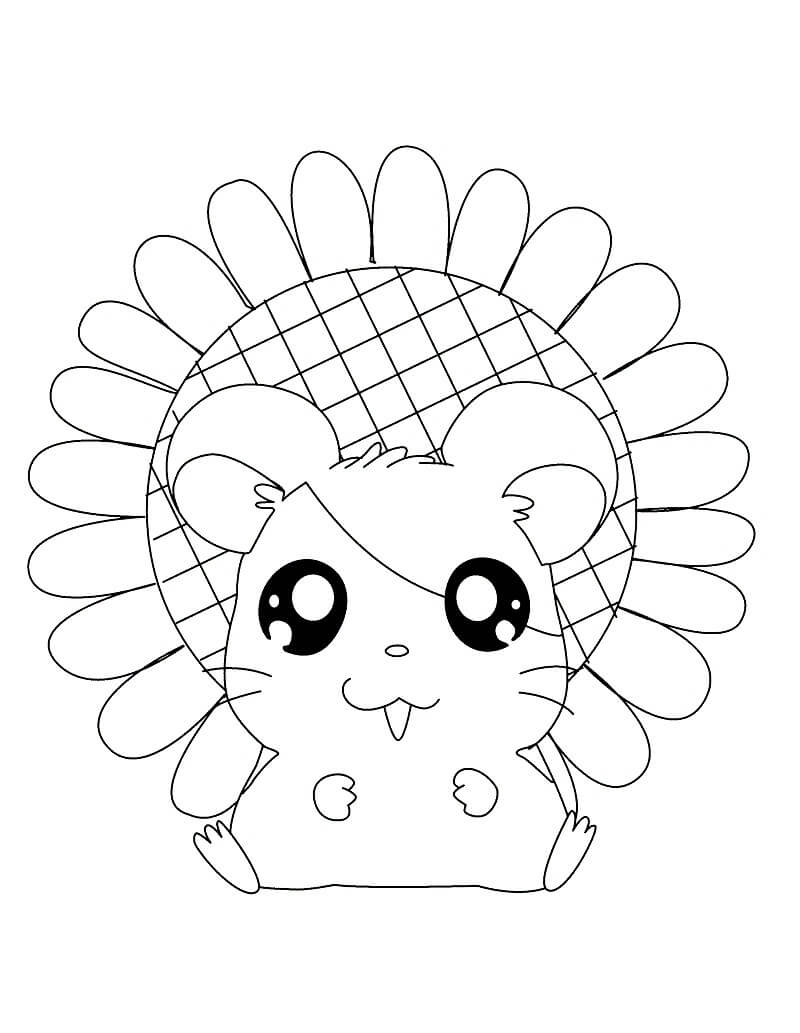 Desenho deFofo Hamtaro para colorir