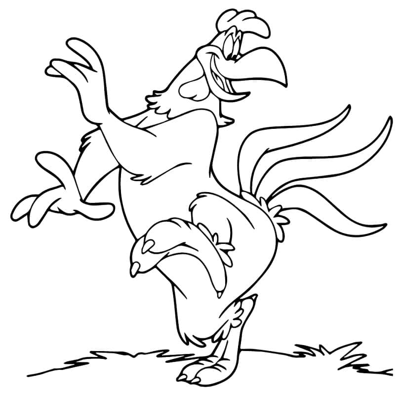 Desenho de Foghorn Leghorn Looney Tunes para colorir