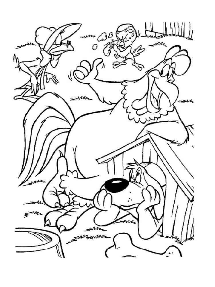 Desenho de Foghorn Leghorn para colorir