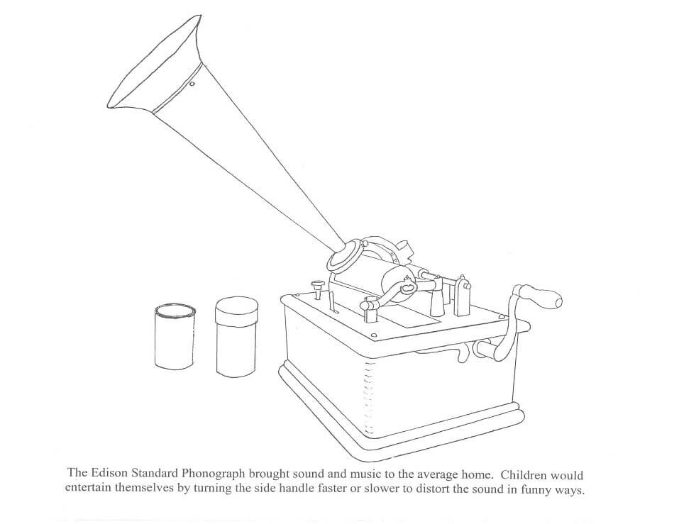 Desenho deFonógrafo 4 para colorir
