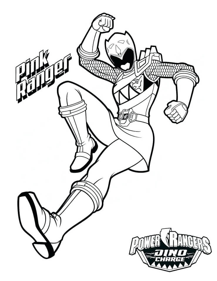 Desenho de Forte Power Ranger 1 para colorir