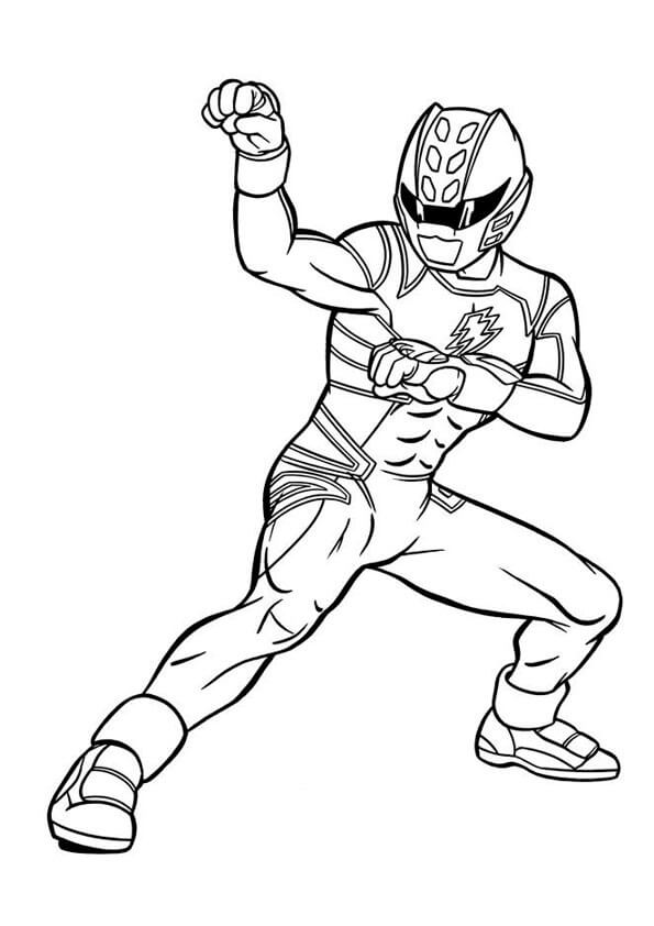 Desenho de Forte Power Ranger 3 para colorir