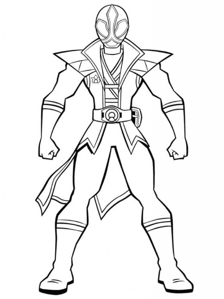 Desenho de Forte Power Ranger 4 para colorir