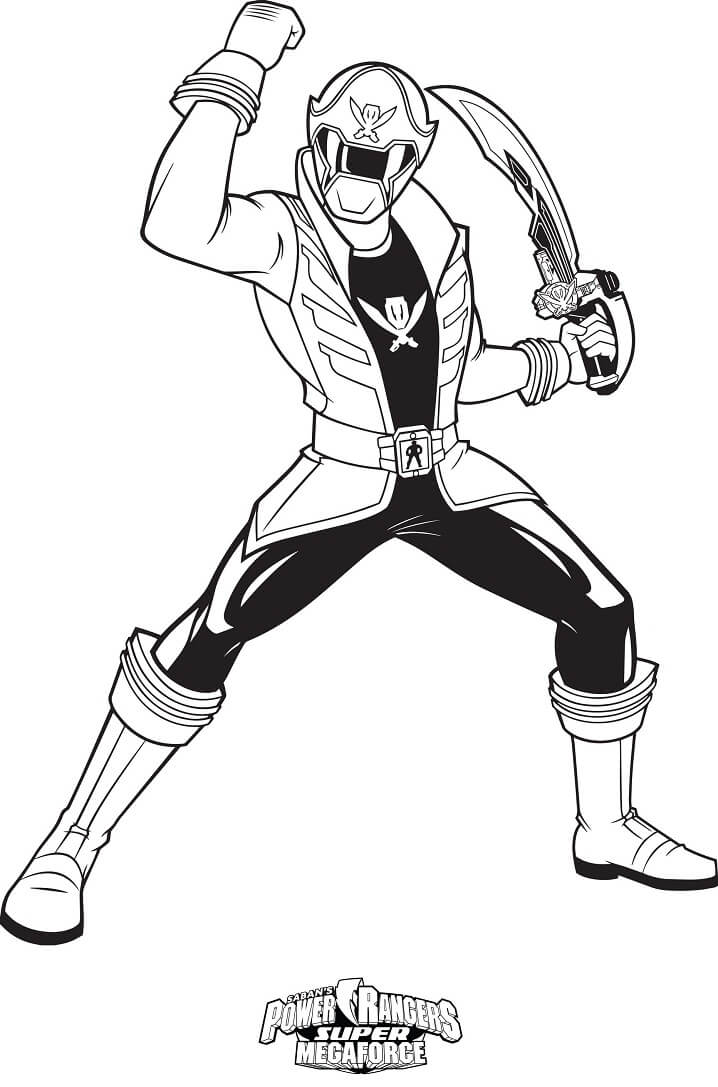 Desenho de Forte Power Ranger para colorir