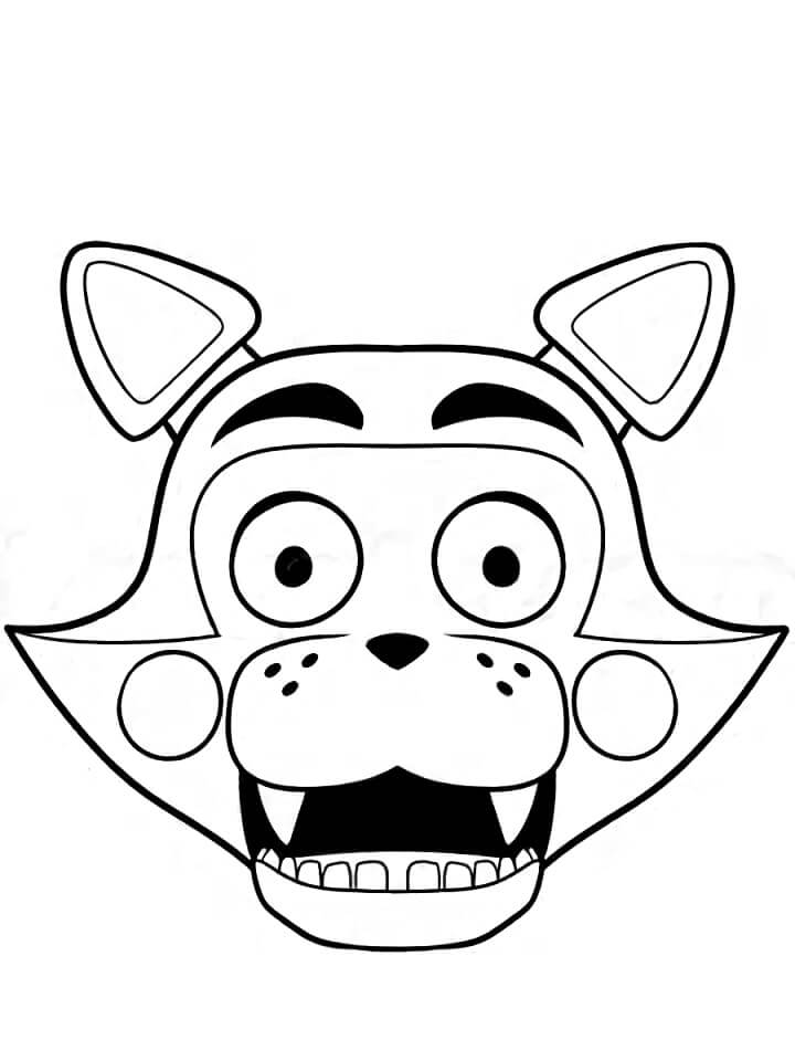 Desenho deFoxy Animatronic 1 para colorir