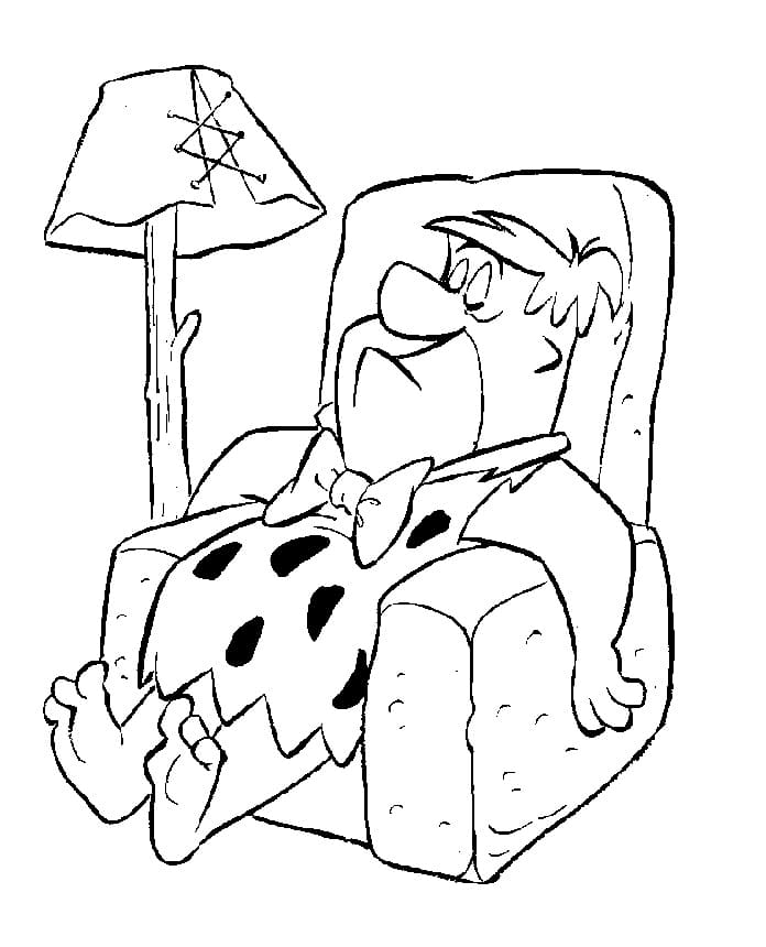 Desenho deFred Flintstone 1 para colorir