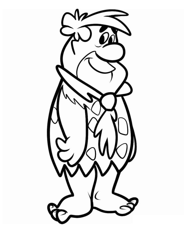 Desenho deFred Flintstone 10 para colorir