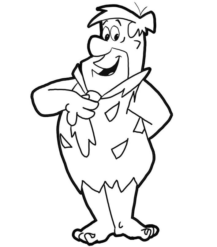 Desenho deFred Flintstone 11 para colorir