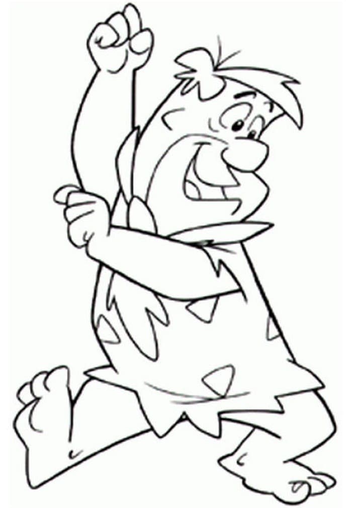 Desenho deFred Flintstone 8 para colorir