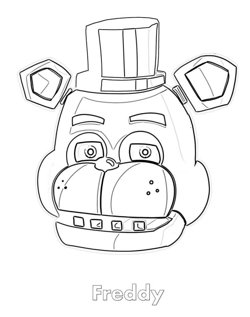 Desenho deFreddy Animatronic 2 para colorir