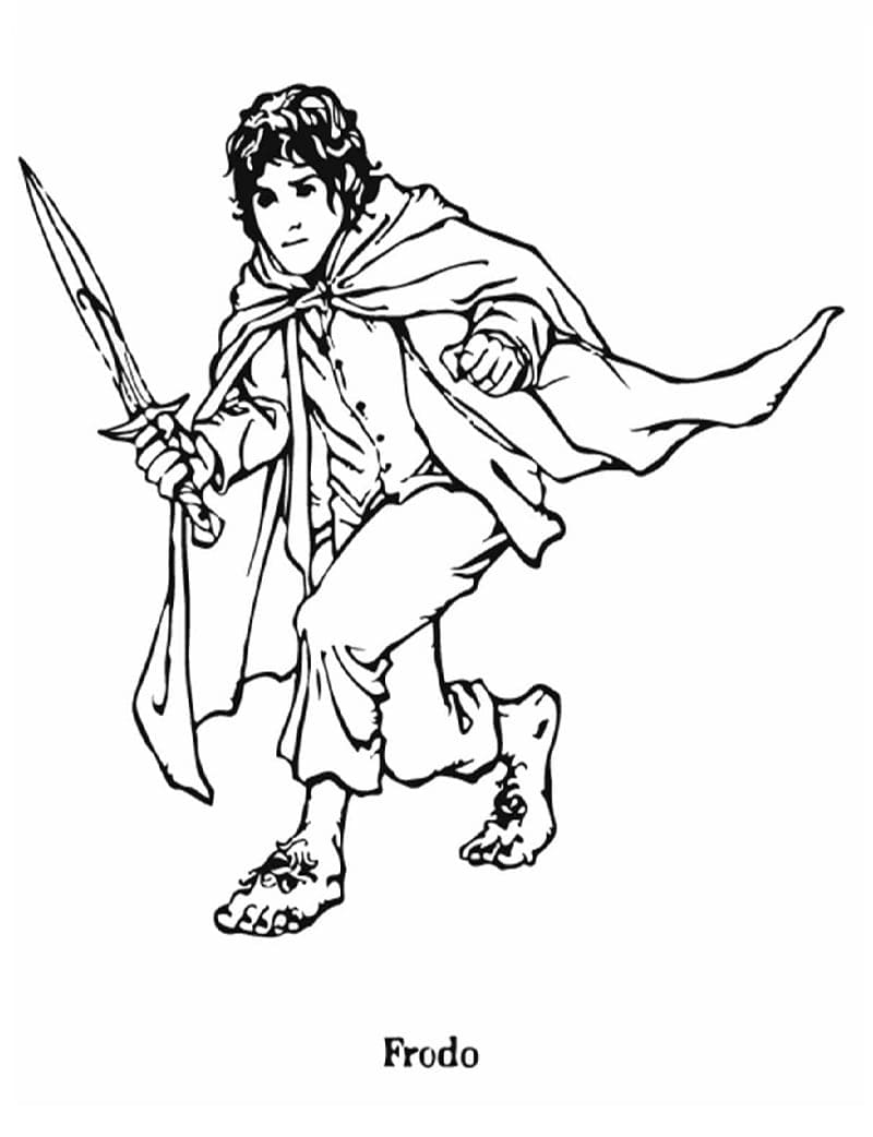 Desenho deFrodo Baggins para colorir