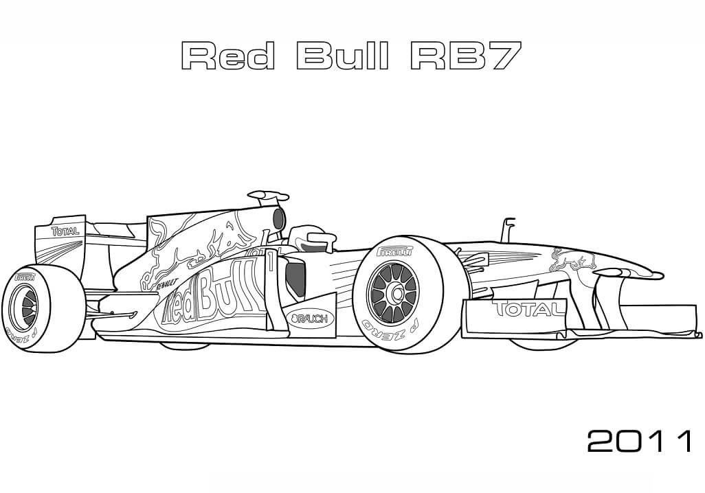 Desenho deFórmula Um 4 para colorir