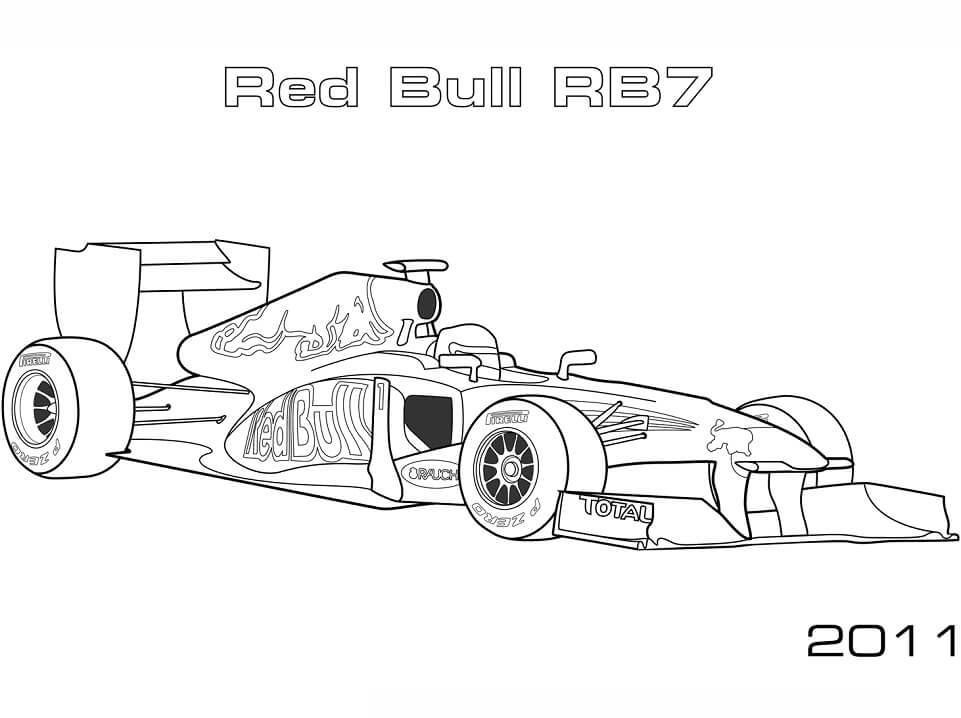 Desenho deFórmula Um 5 para colorir