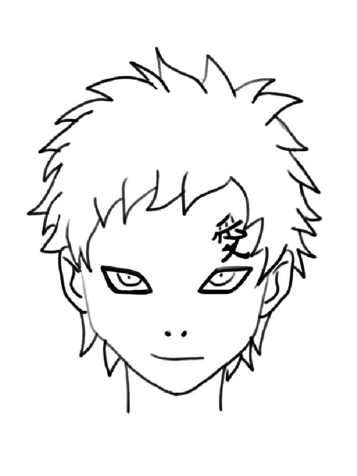 Desenho deGaara Incrível 2 para colorir