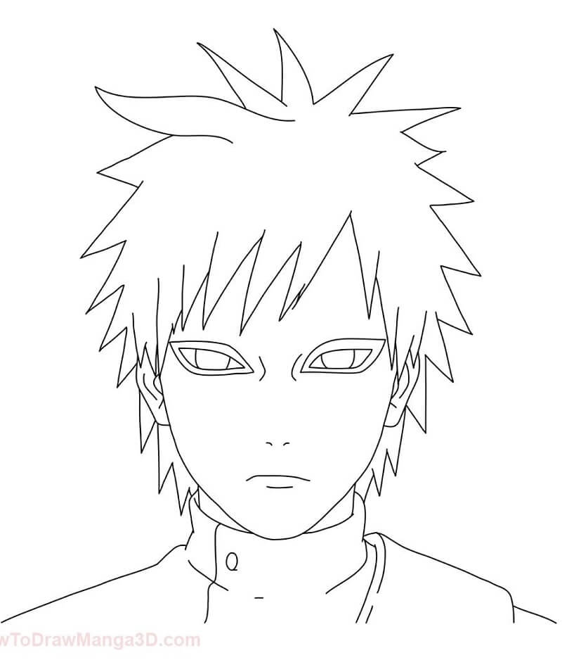 Desenho deGaara Legal 3 para colorir