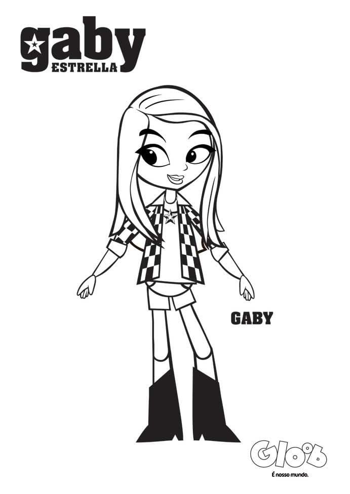 Desenhos de Gaby Estrella para colorir