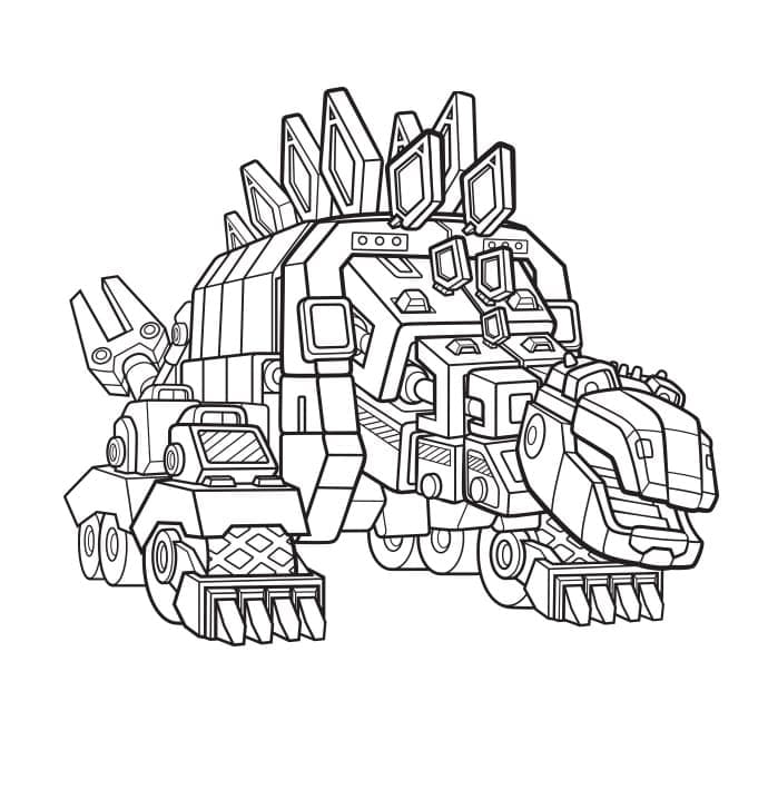 Desenho deGarby Dinotrux para colorir