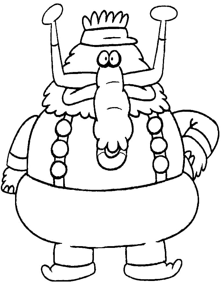 Desenho deGazpacho de Chowder para colorir