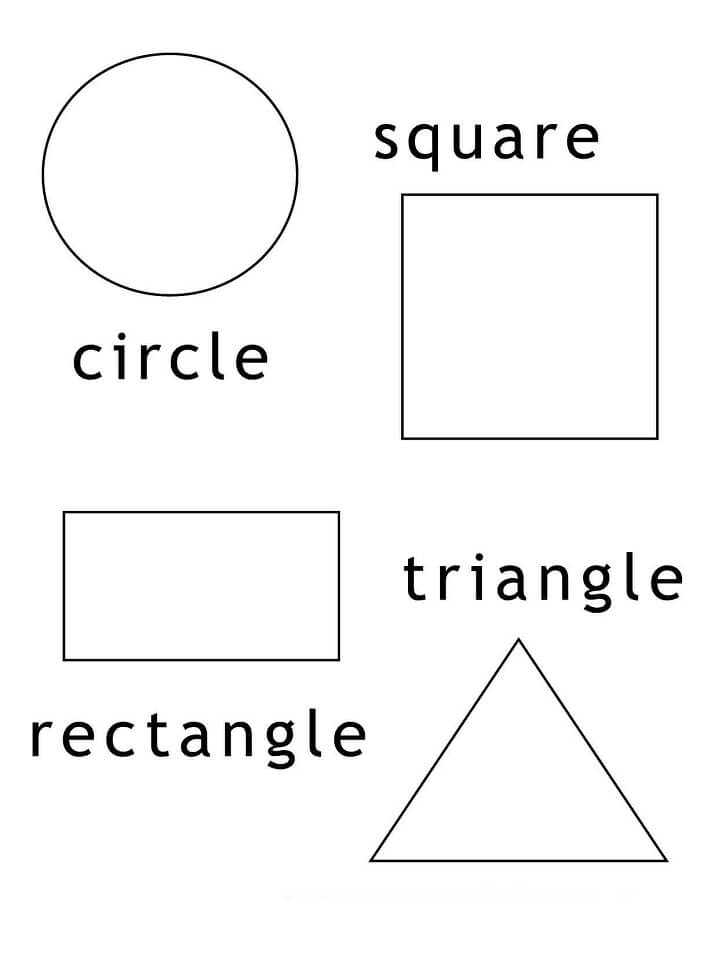 Desenhos de Geometria para colorir