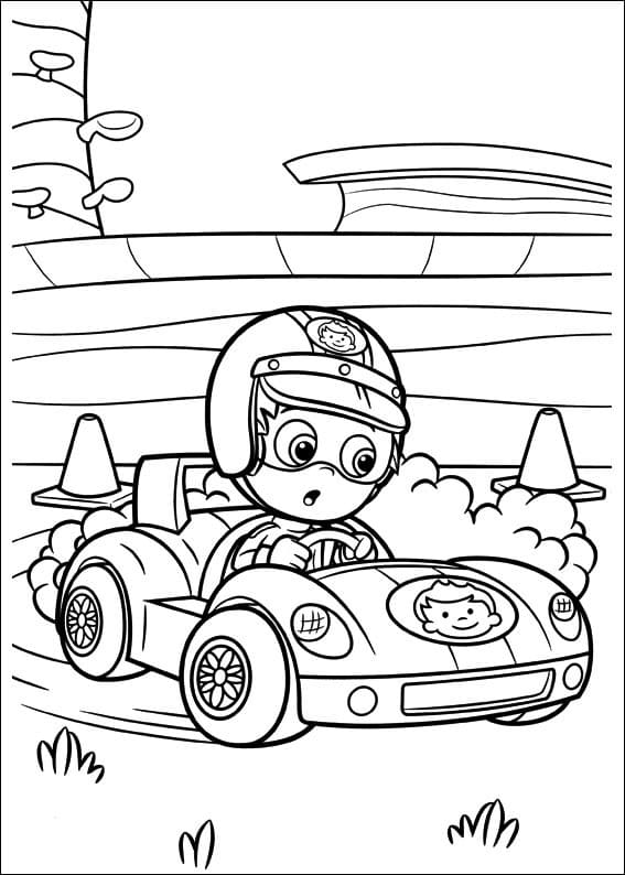 Desenho deGil de Bubble Guppies para colorir